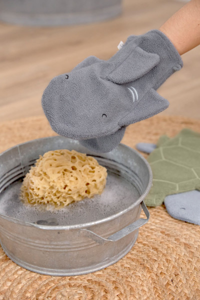Lässig Tvättvante GOTS Shark - 2