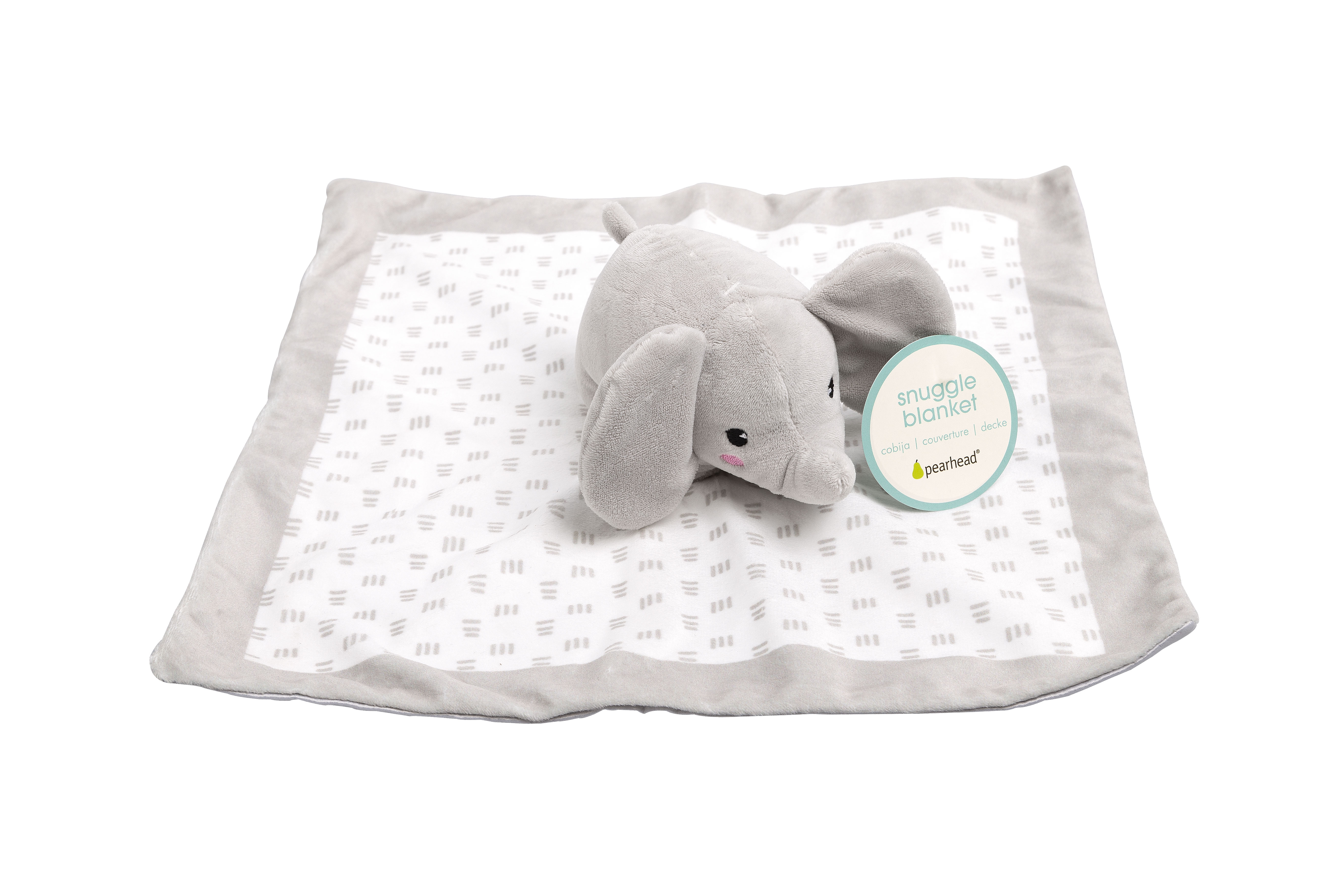 Elephant Lovey Blanket Gray - 4