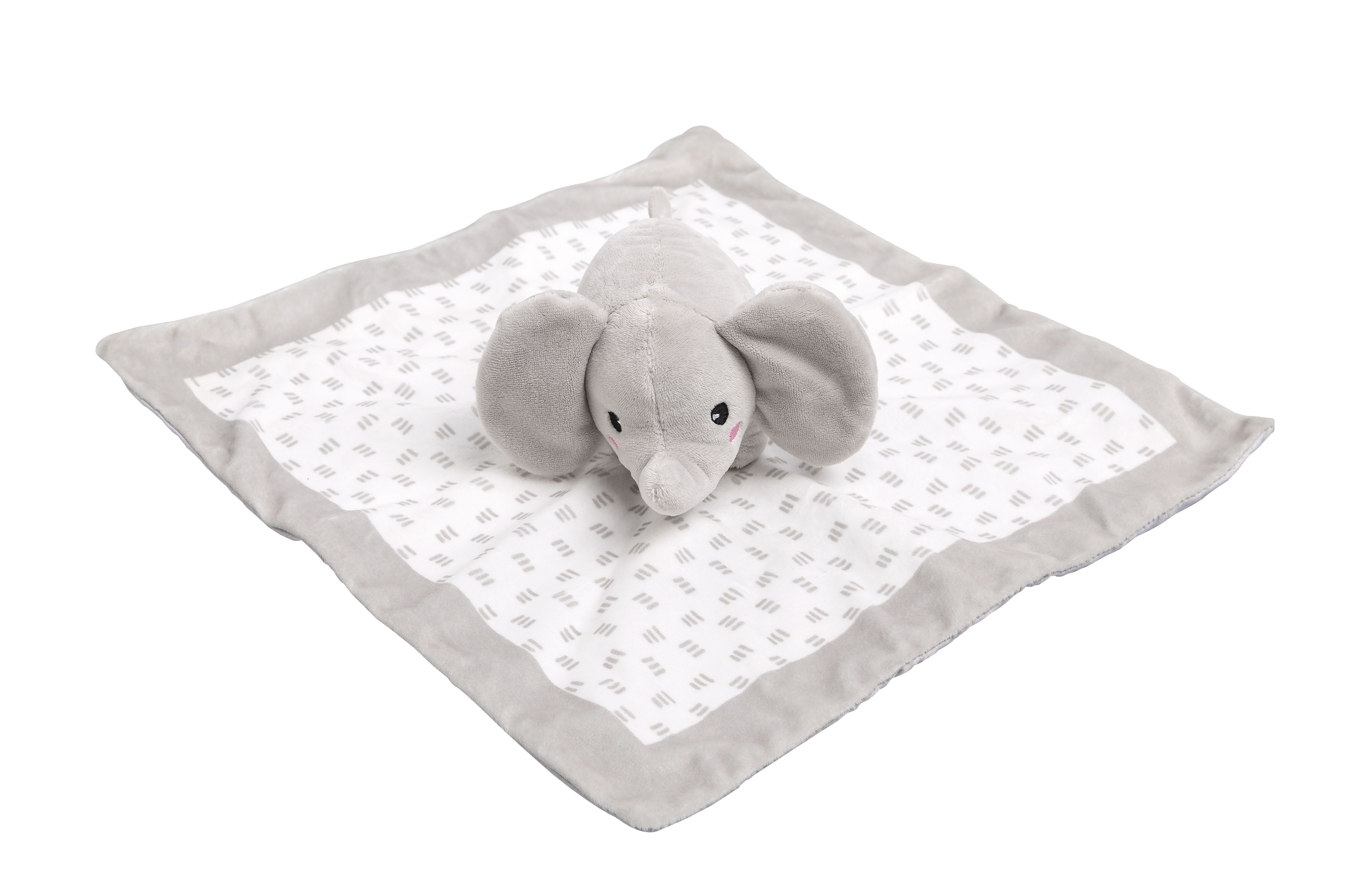 Elephant Lovey Blanket Gray - 3