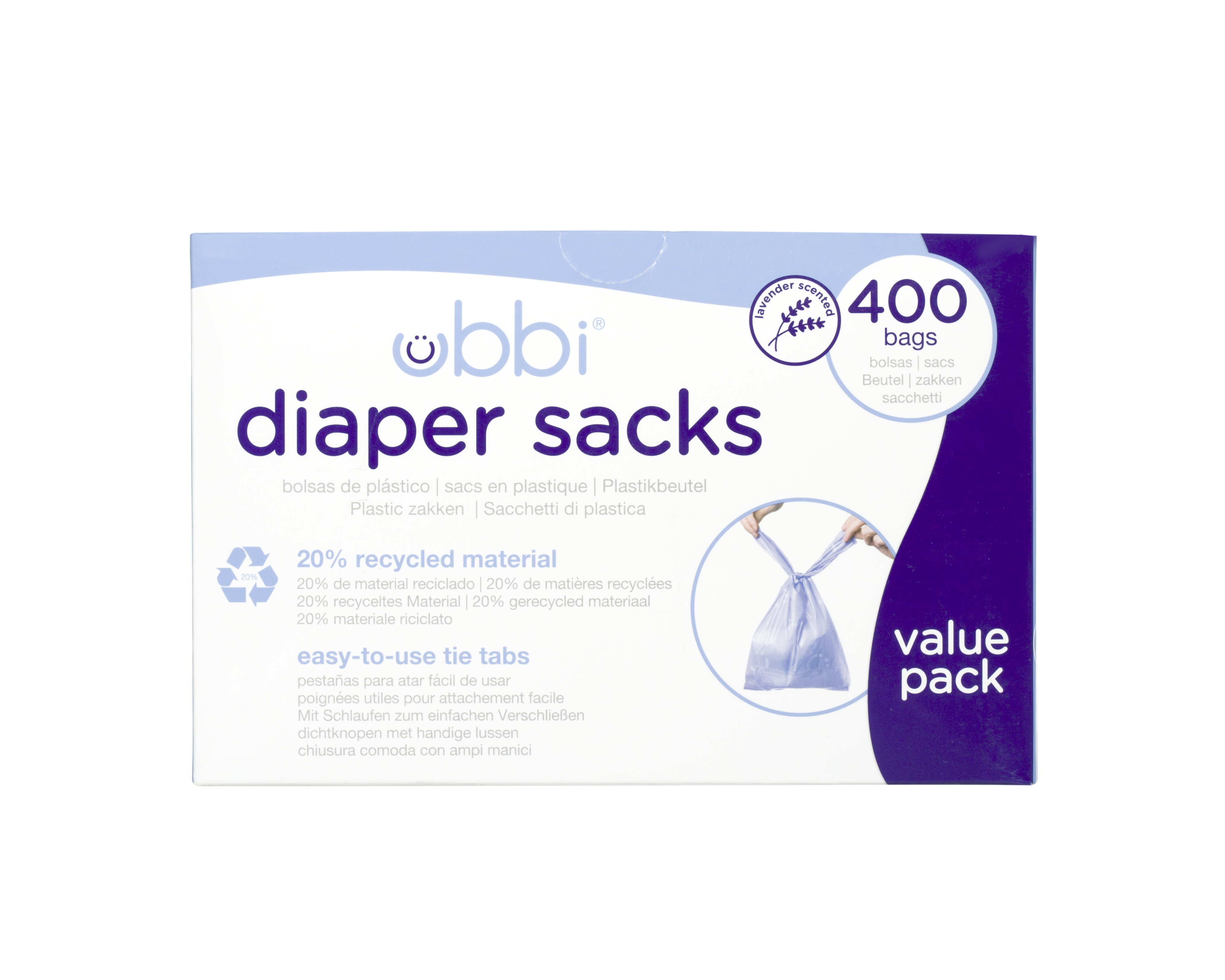 Blöjpåsar - 400st Lavendel - 4