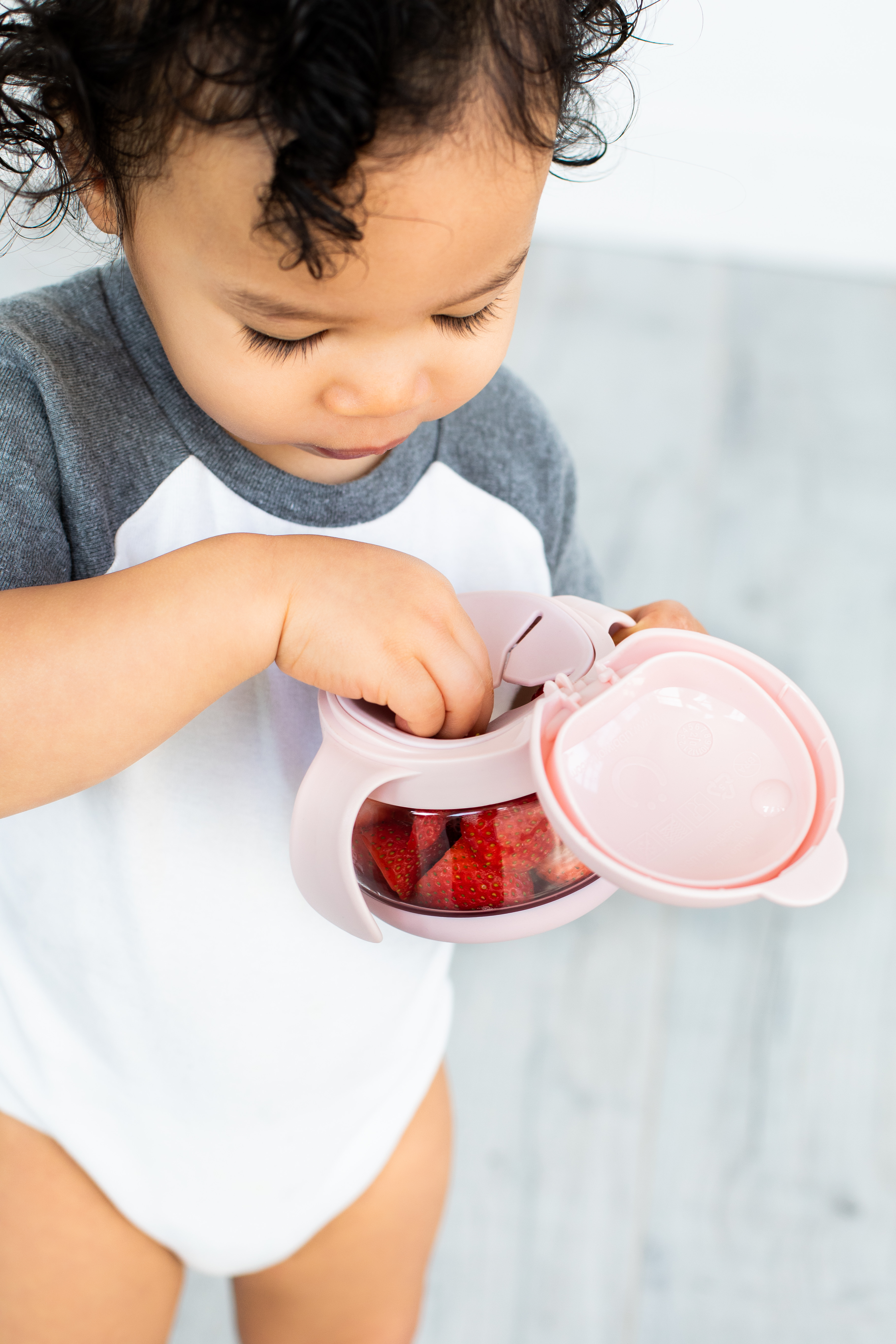 Tweat Snack Container 2-Pack Sage & Pink - 4