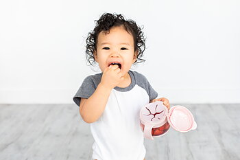 Tweat Snack Container 2-Pack Sage & Pink