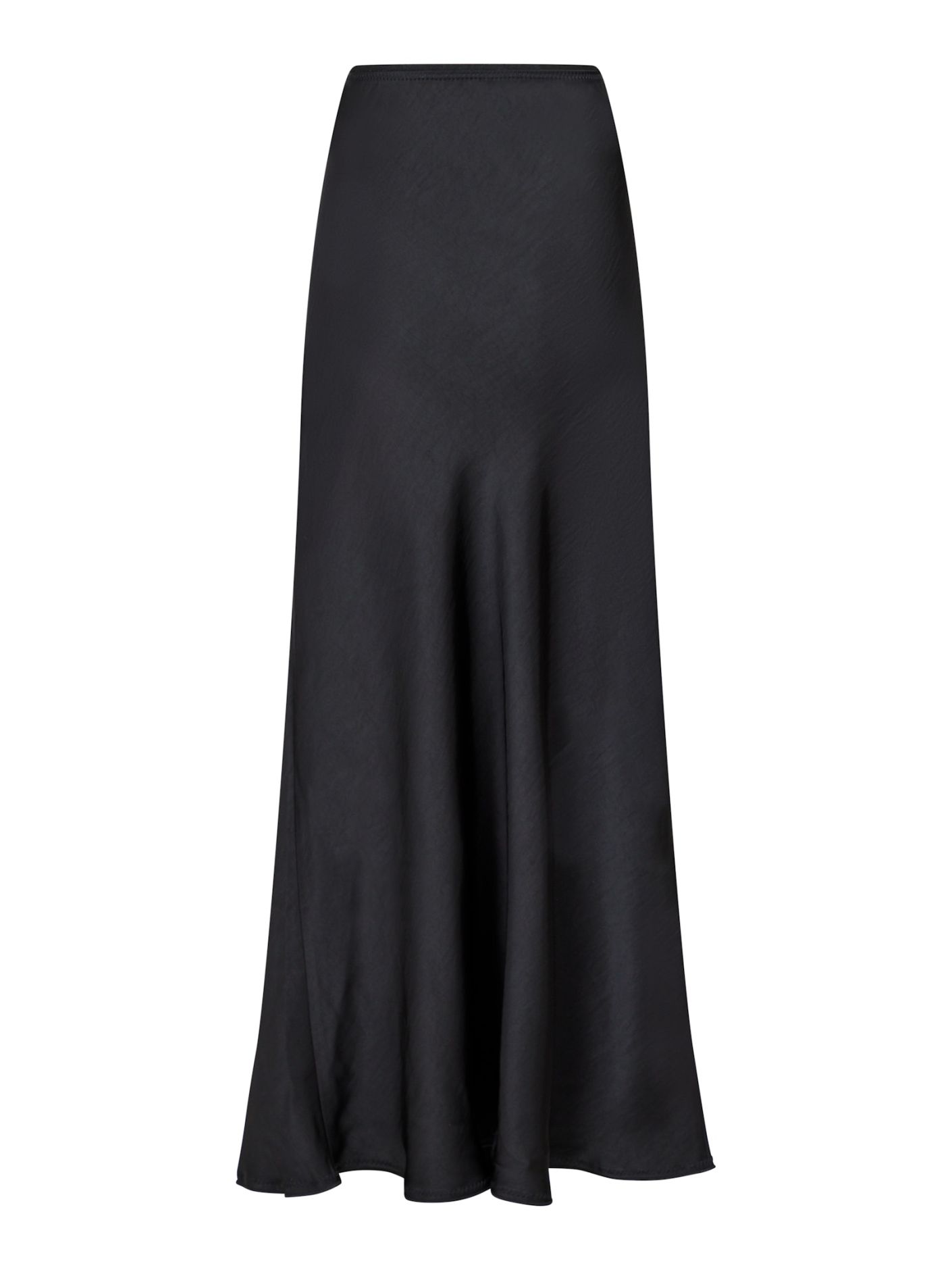 Neo Noir - Vicky Heavy Sateen Skirt Black - 4