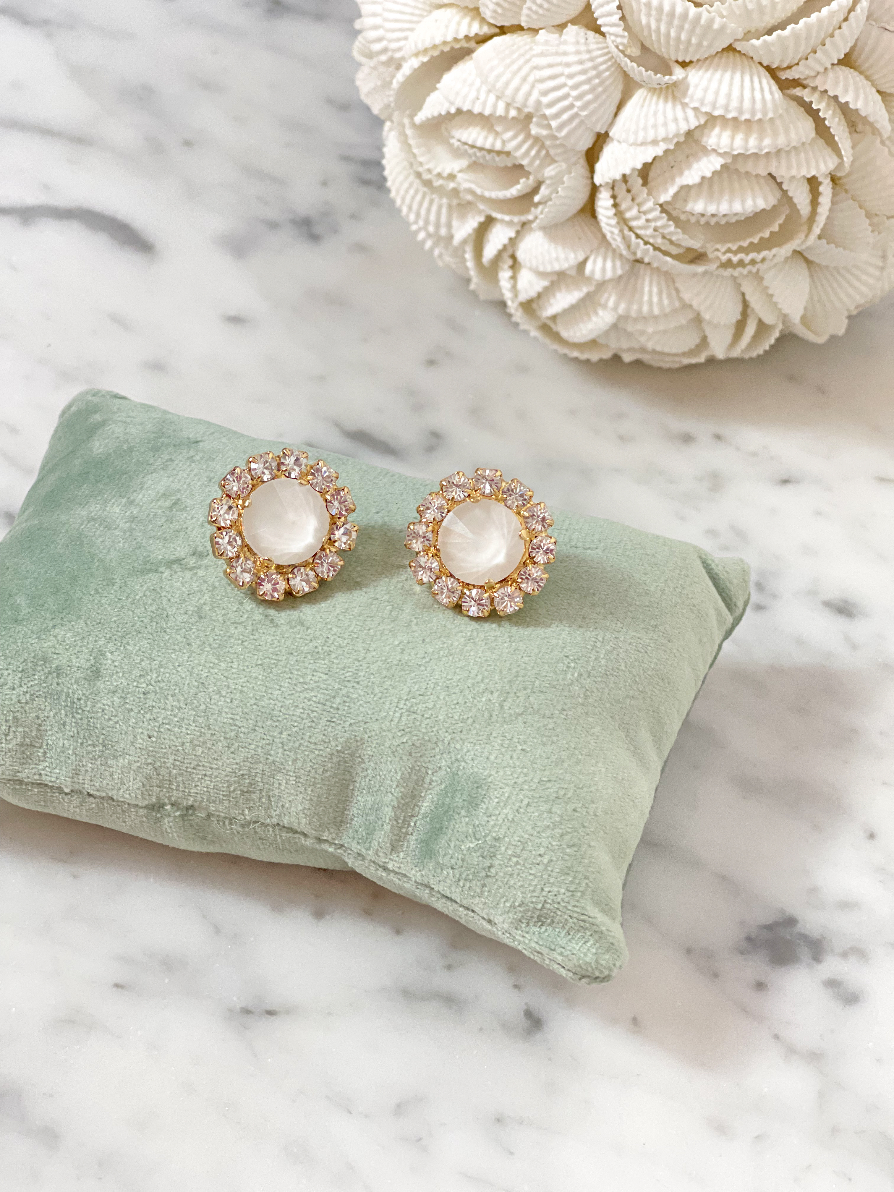Earrings Meghan White Gold