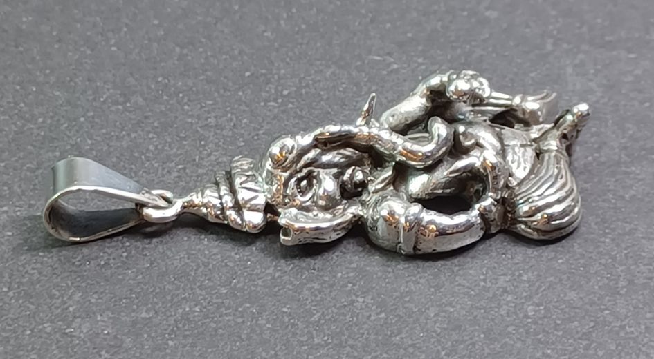 Ganesha Silver Hängen - 2