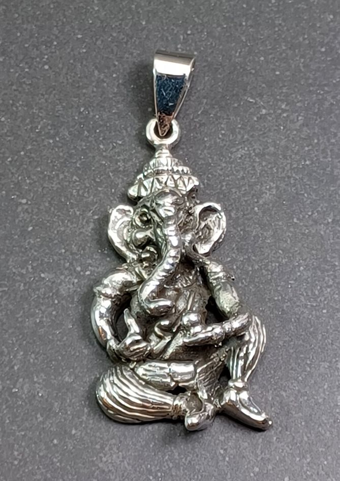 Ganesha Silver Hängen
