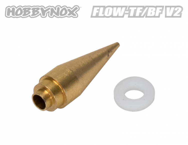 Hobbynox FLOW-TF V2 Airbrush Top Feed 0.3/0.5/0.8mm 2/5/13cc 1.8m Hose - 7