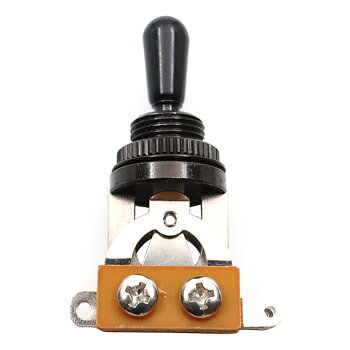 3-Way "Les Paul" Toggle Switch Black (Black tip)
