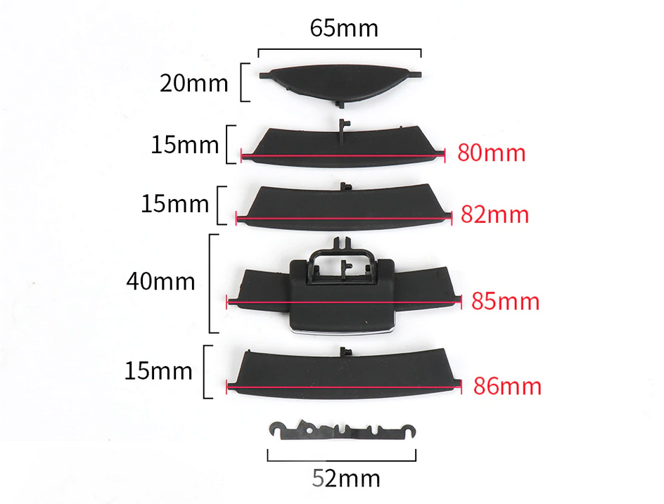 1. Adjustible Vent grills replacements 1pcs - 3