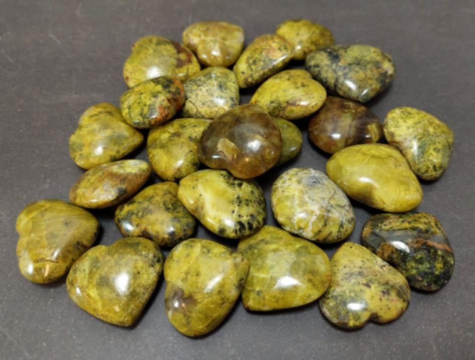 Grön Opal Hjärta