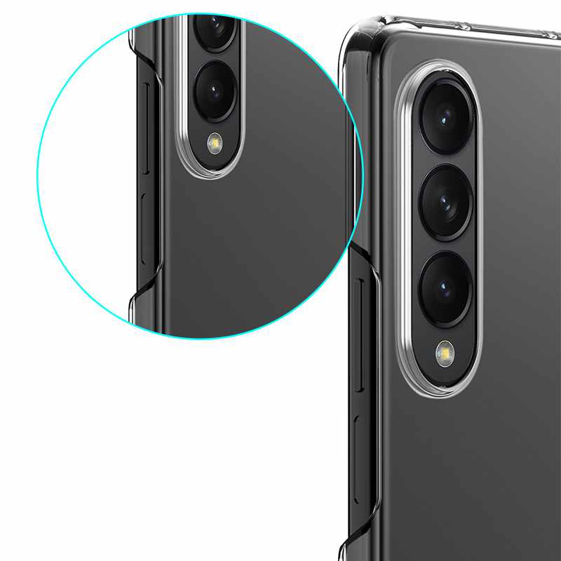 Samsung Galaxy Z Fold 4 - Transparent Skal - 2