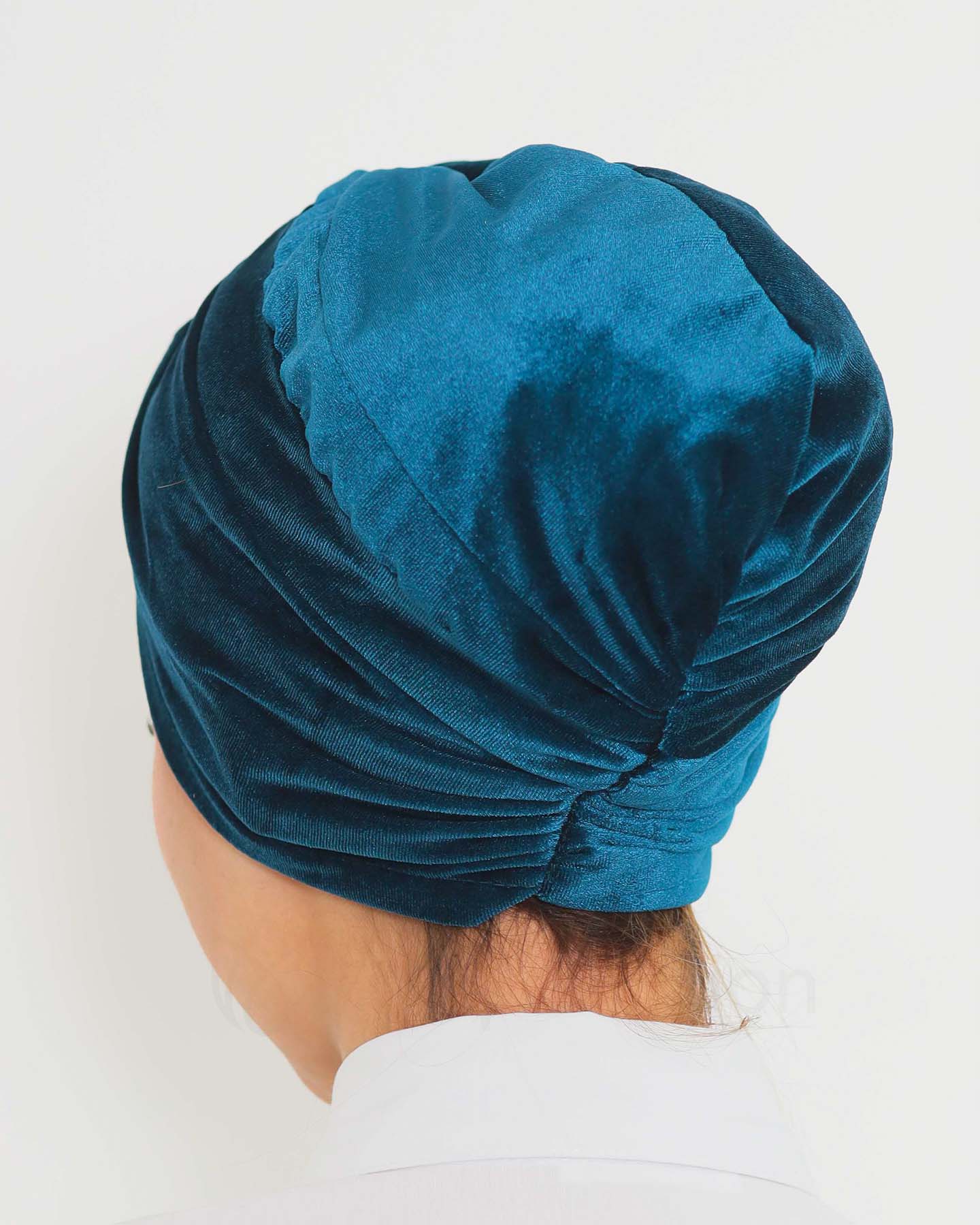 Turban - Adelya Velvet - Blå - 3