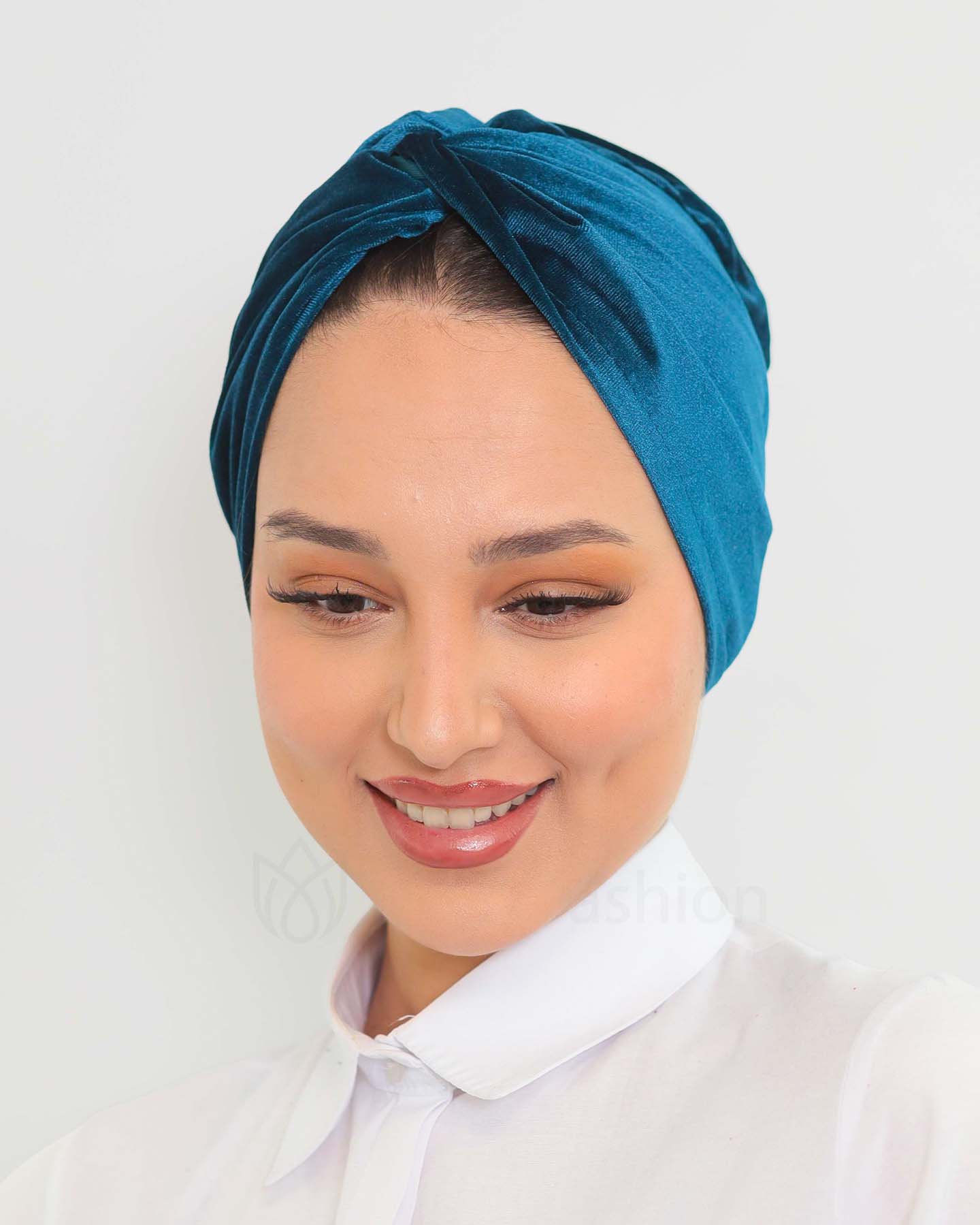 Turban - Adelya Velvet - Blå