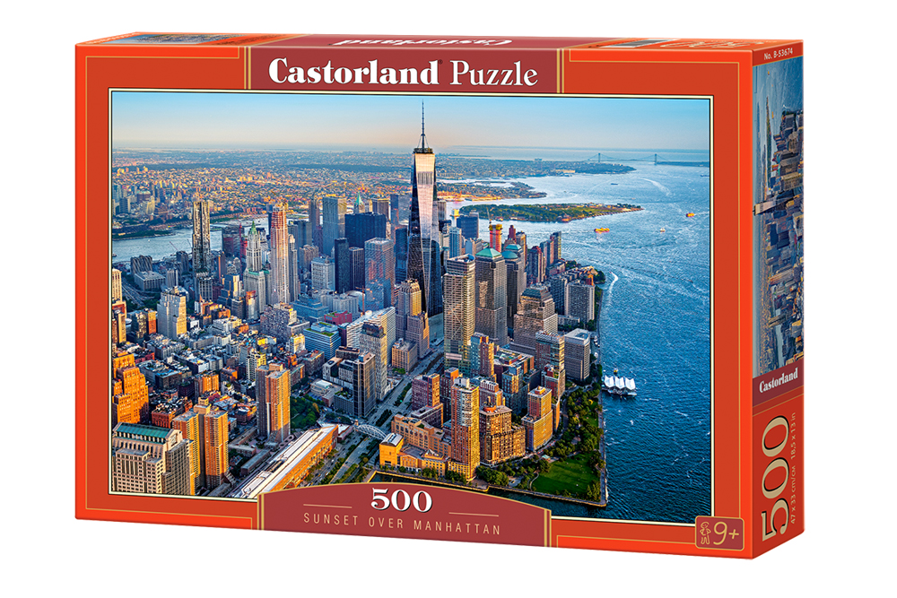 Sunset Over Manhattan 500 Bitar Castorland - 2