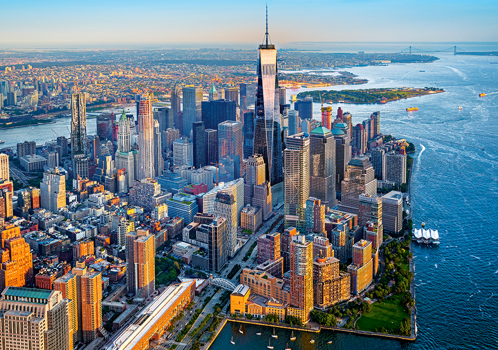Sunset Over Manhattan 500 Bitar Castorland