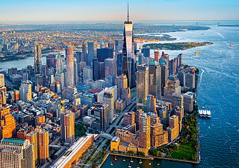Sunset Over Manhattan 500 Bitar Castorland