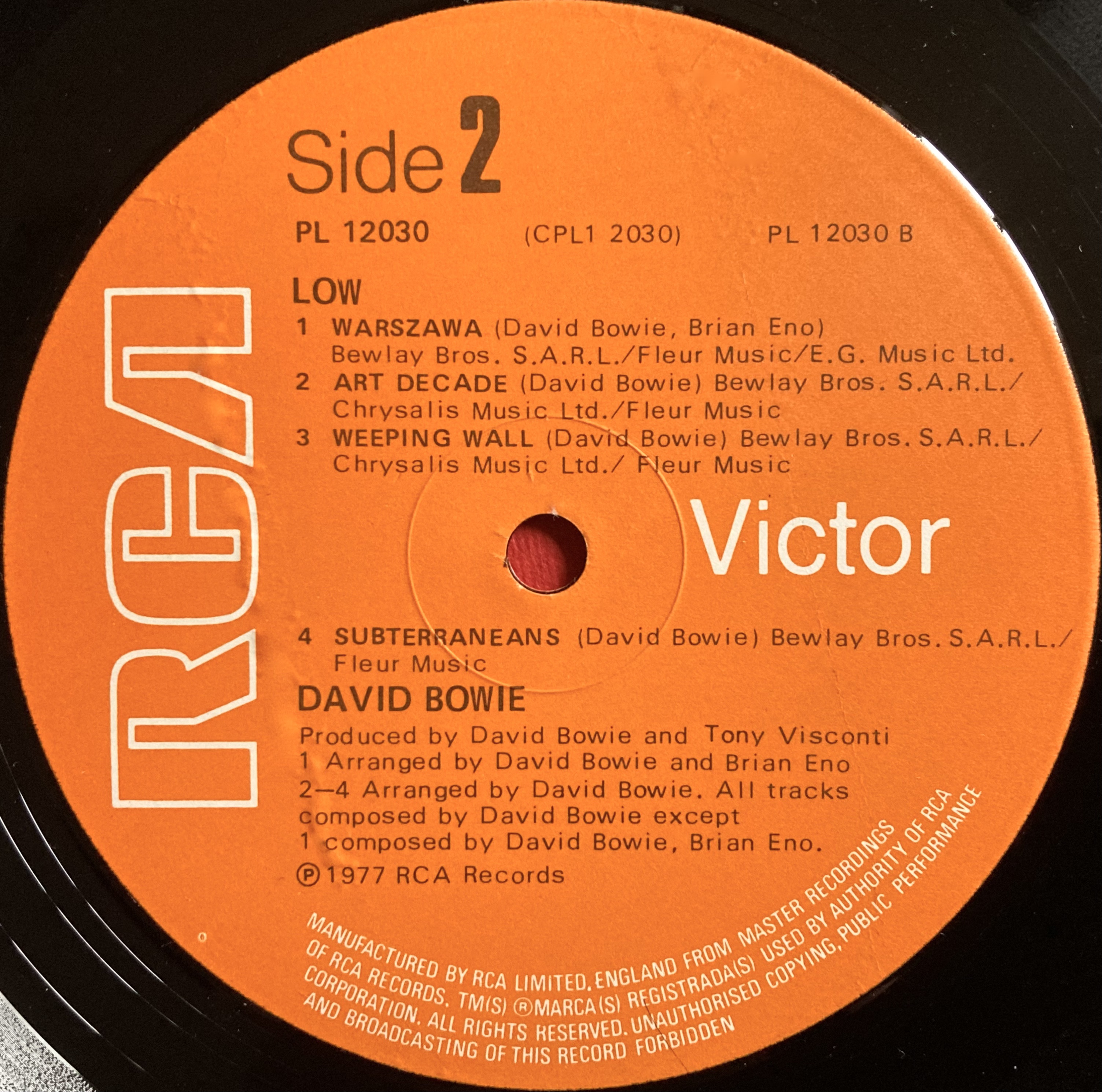 DAVID BOWIE - Low UK-orig LP 1977 - 7