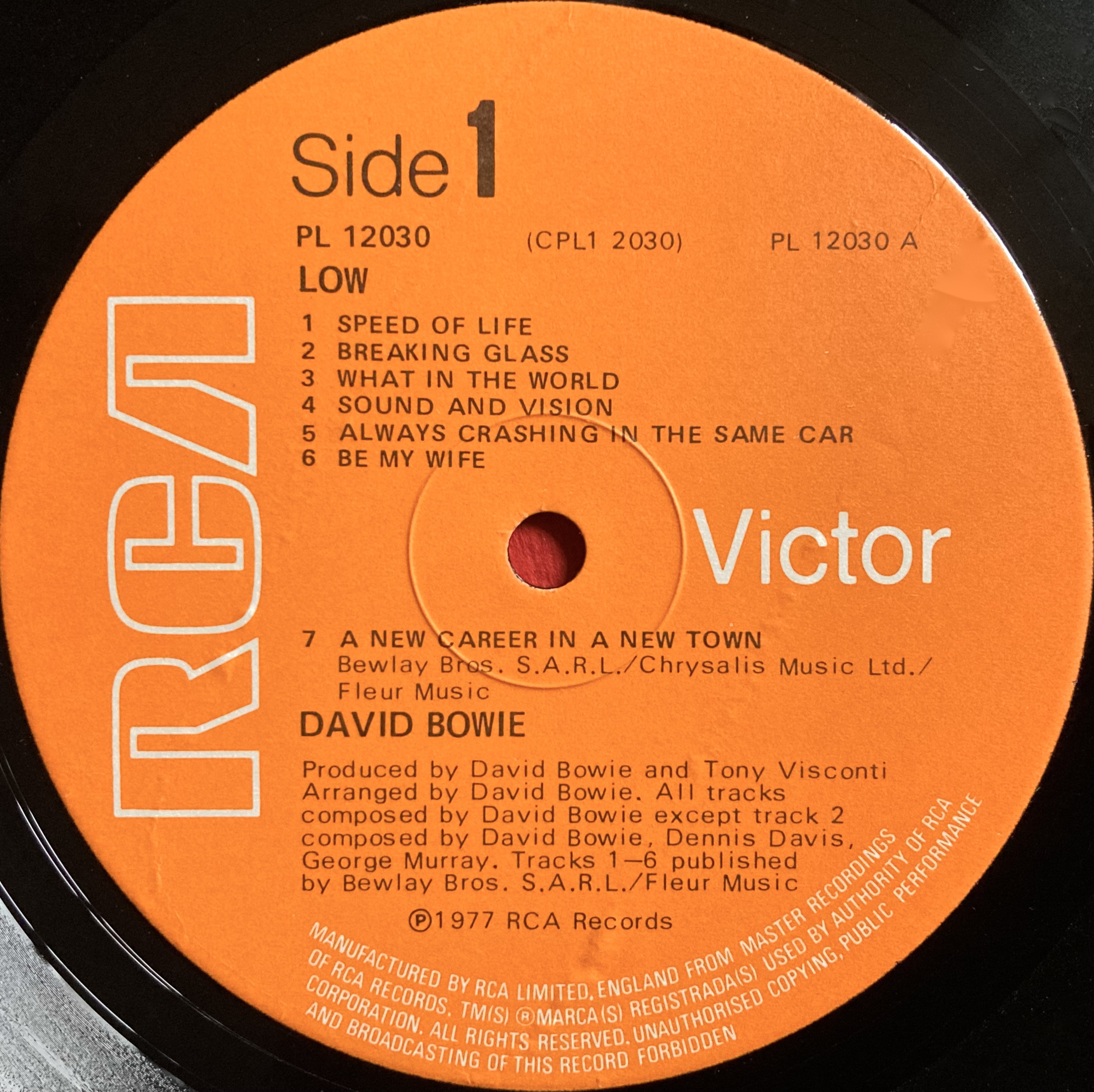 DAVID BOWIE - Low UK-orig LP 1977 - 6