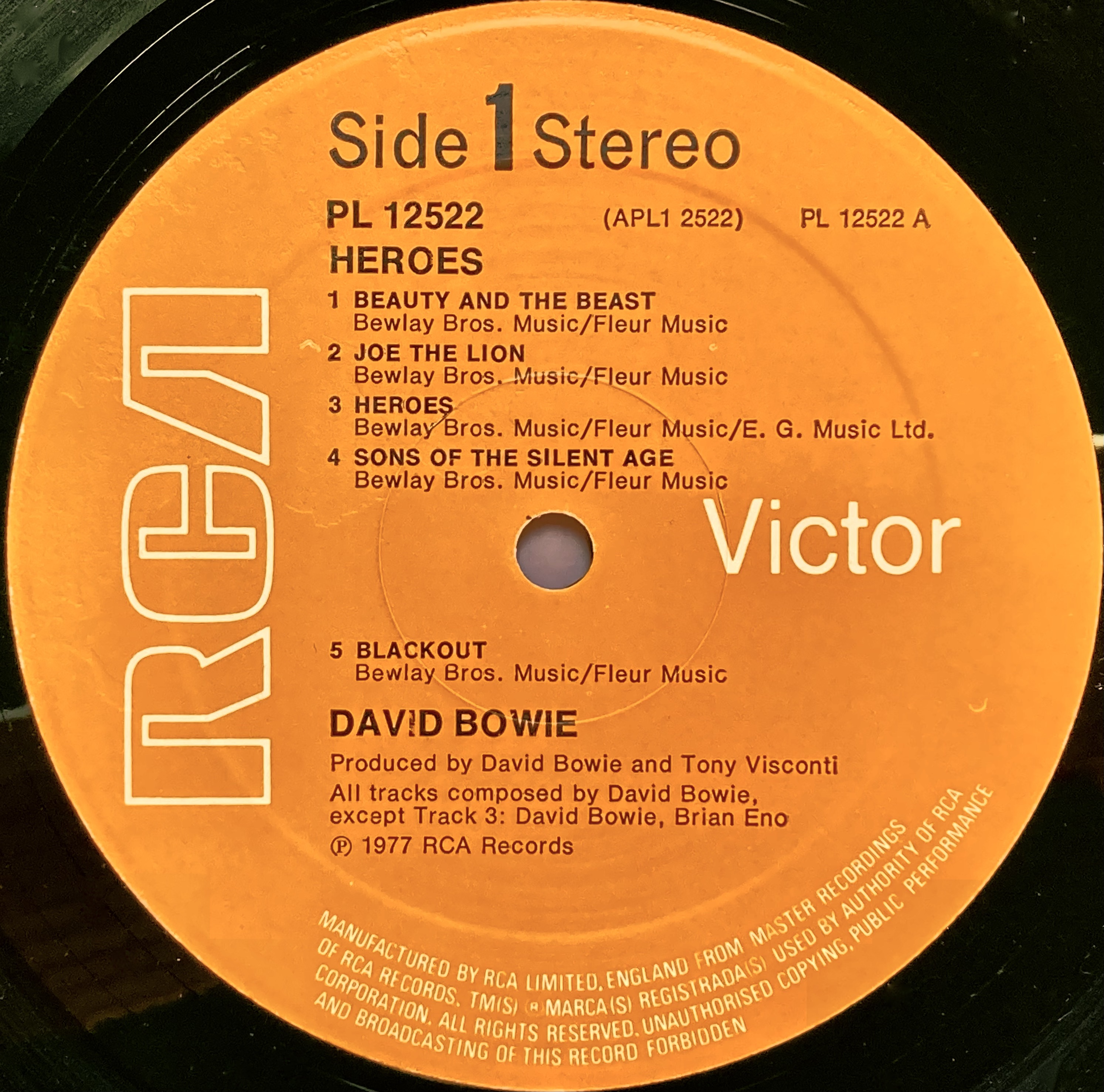 DAVID BOWIE - Heroes UK-orig LP 1977 - 5