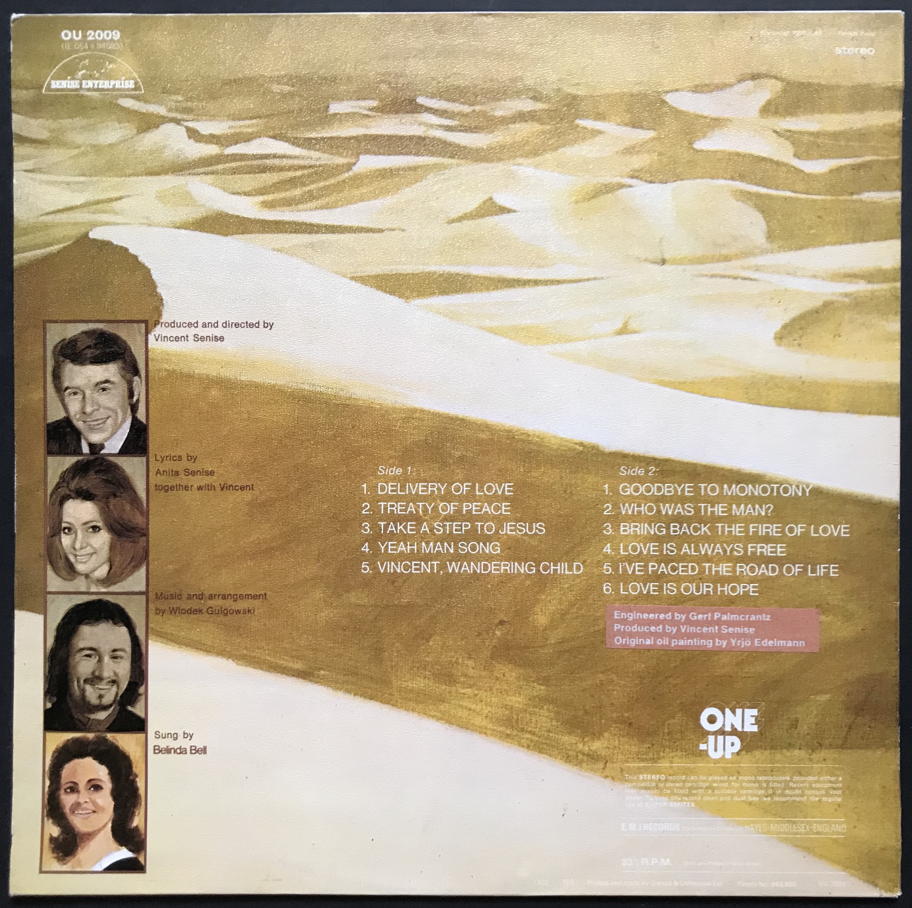 BELINDA BELL - The Musik of Wlodek Gulgowski UK-orig LP 1972 - 3