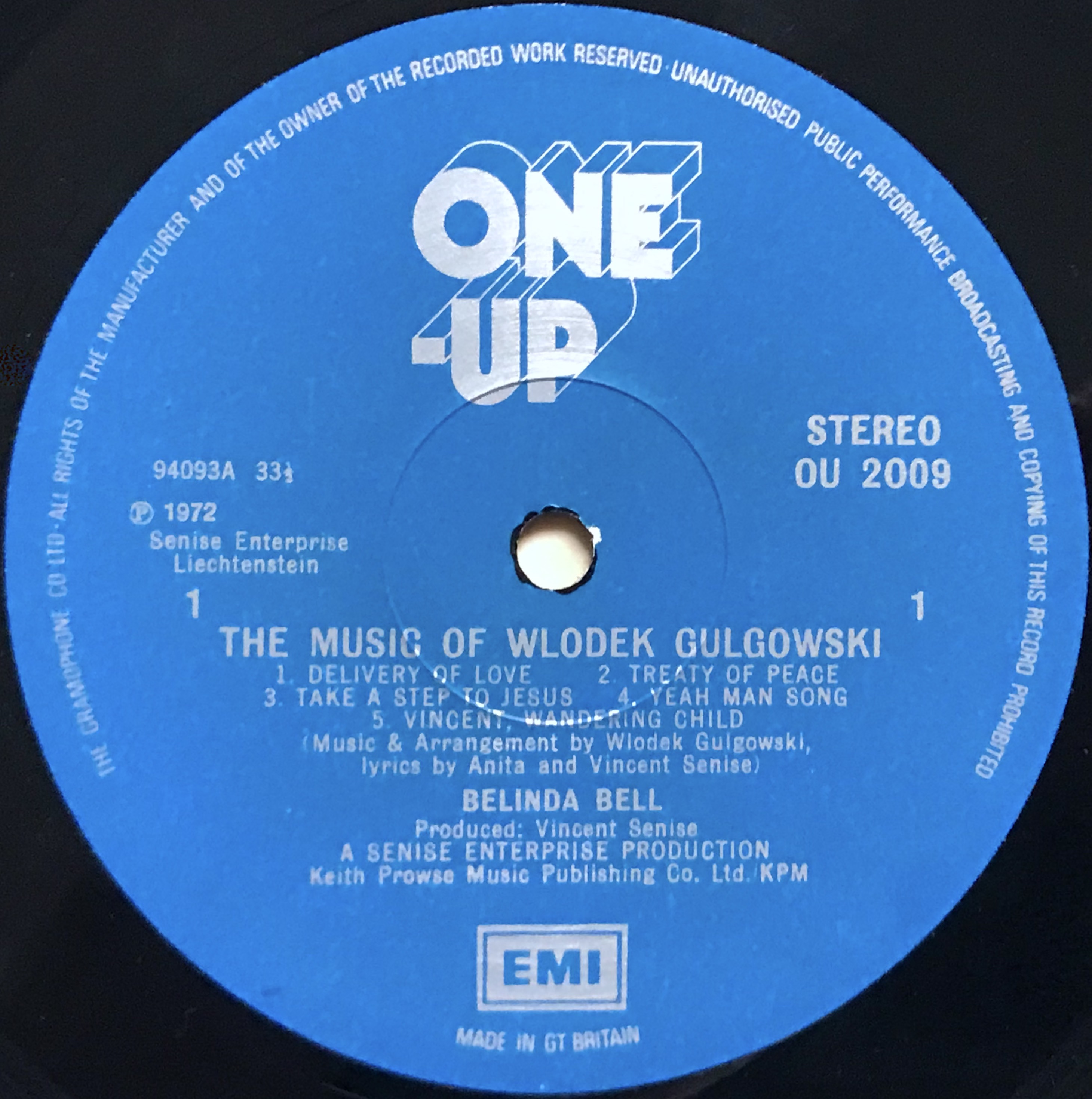 BELINDA BELL - The Musik of Wlodek Gulgowski UK-orig LP 1972 - 4