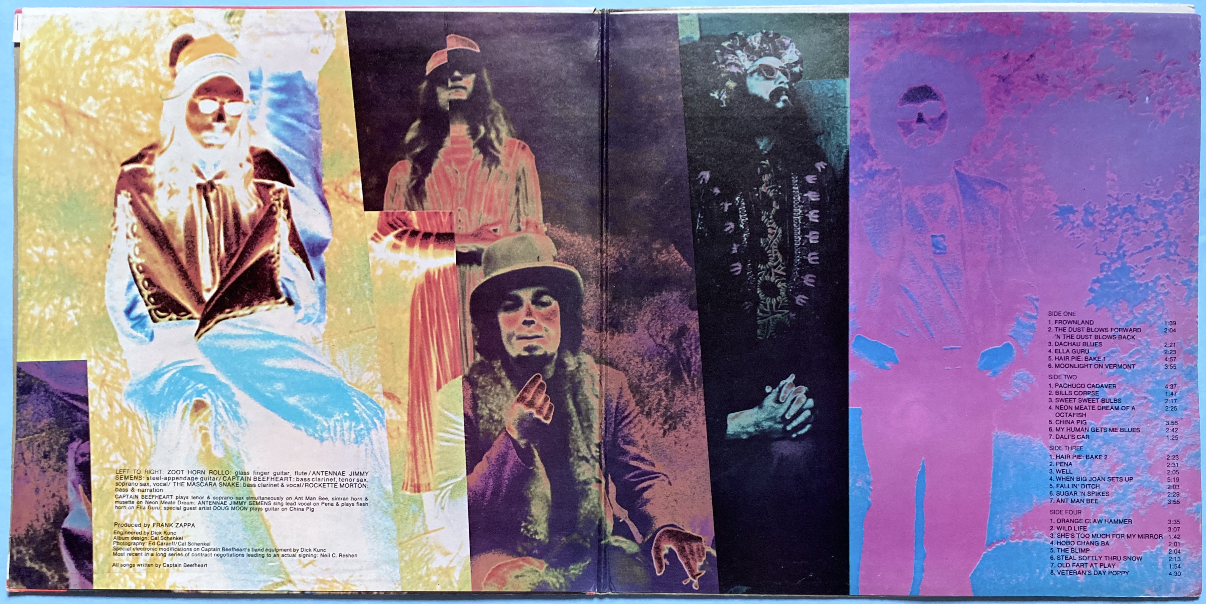 CAPTAIN BEEFHEART - Trout mask replica UK-orig 2LP 1969 - 3