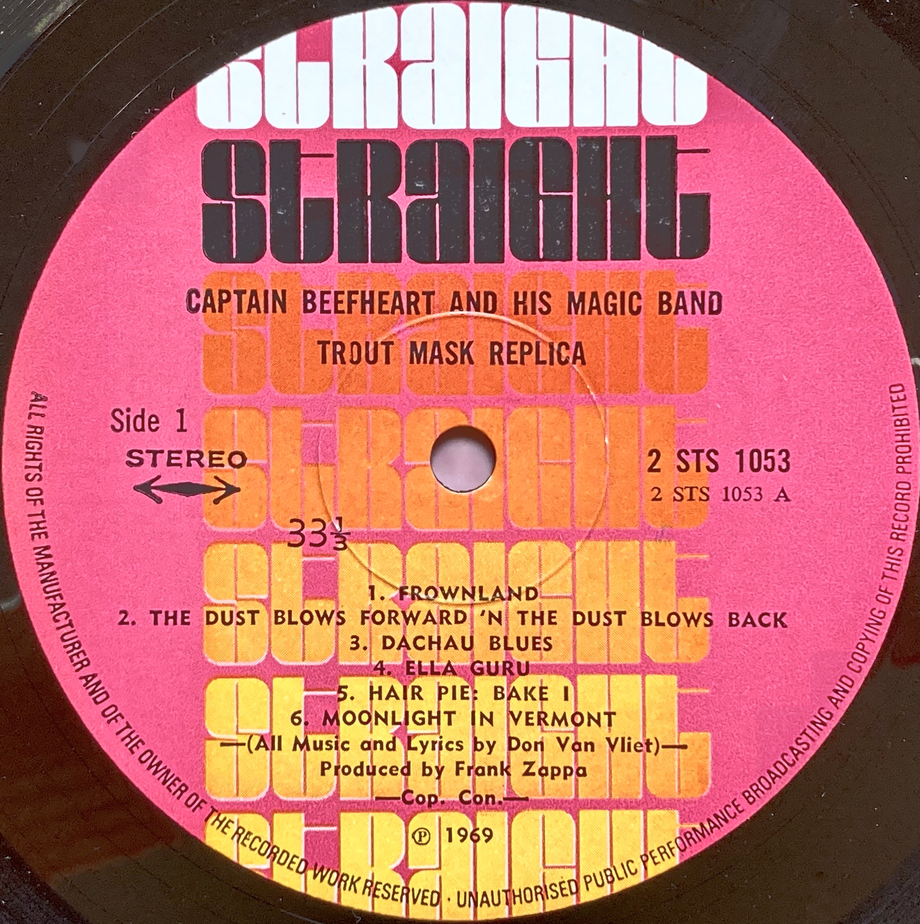 CAPTAIN BEEFHEART - Trout mask replica UK-orig 2LP 1969 - 4