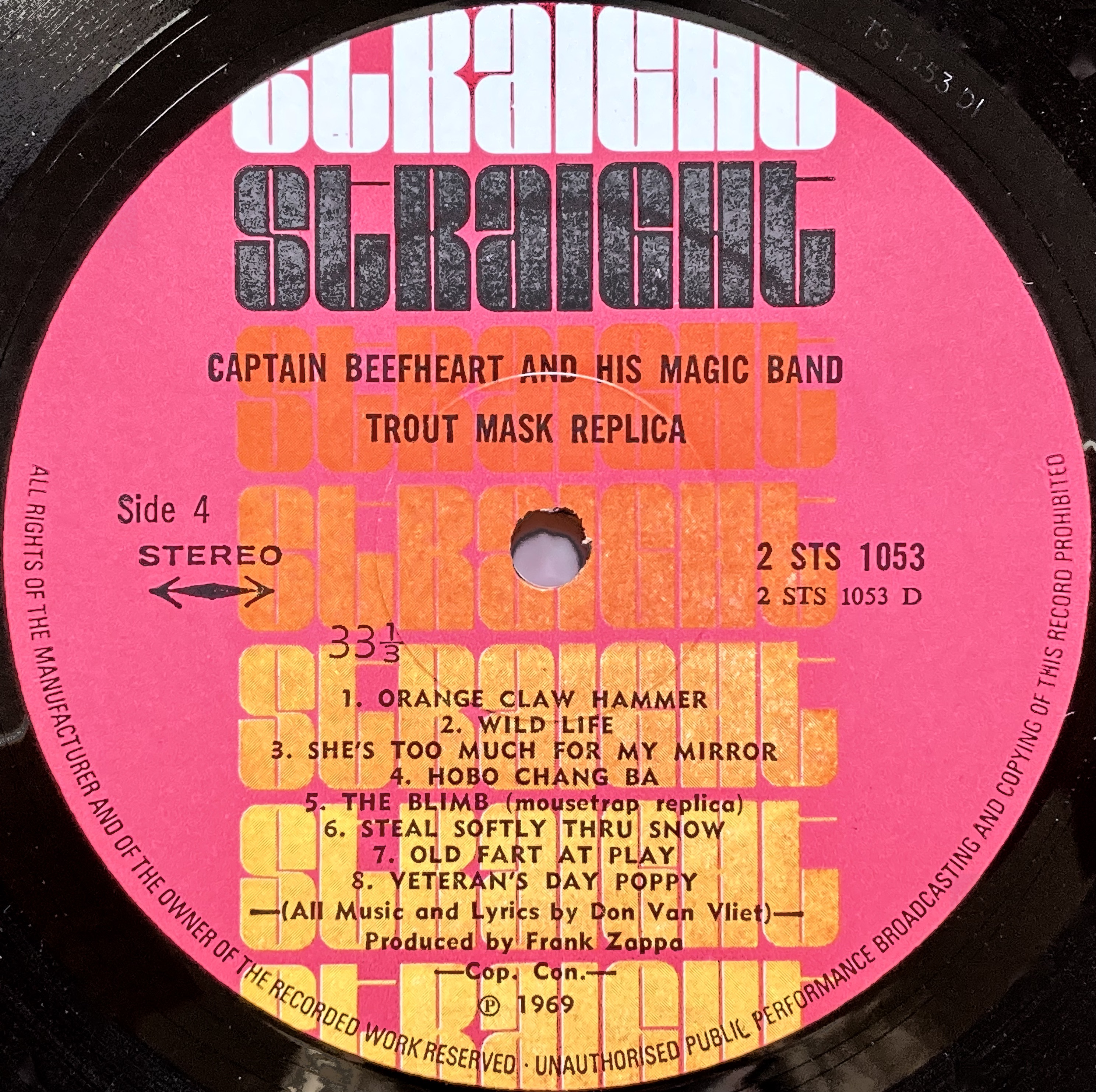 CAPTAIN BEEFHEART - Trout mask replica UK-orig 2LP 1969 - 7