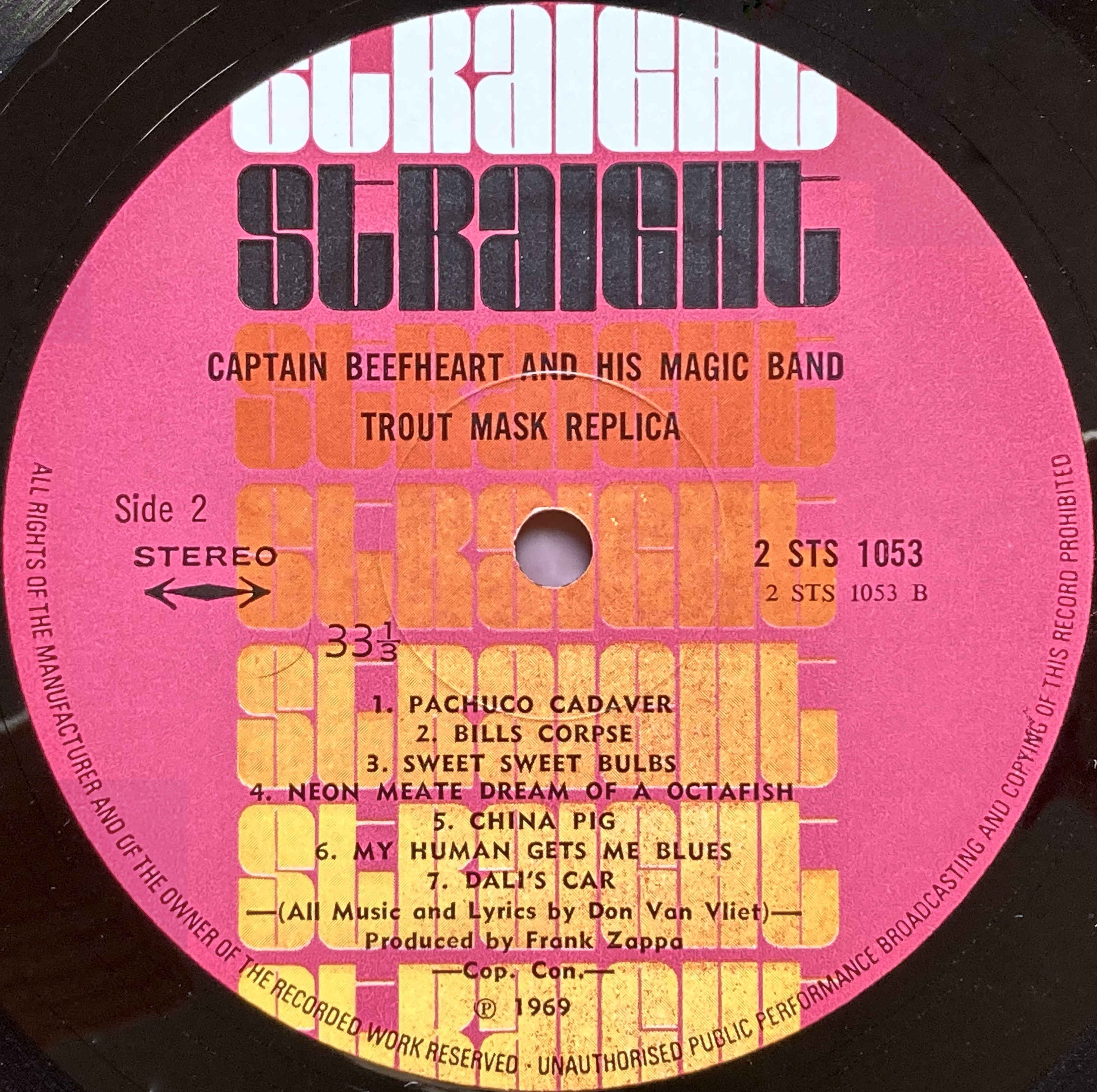 CAPTAIN BEEFHEART - Trout mask replica UK-orig 2LP 1969 - 5