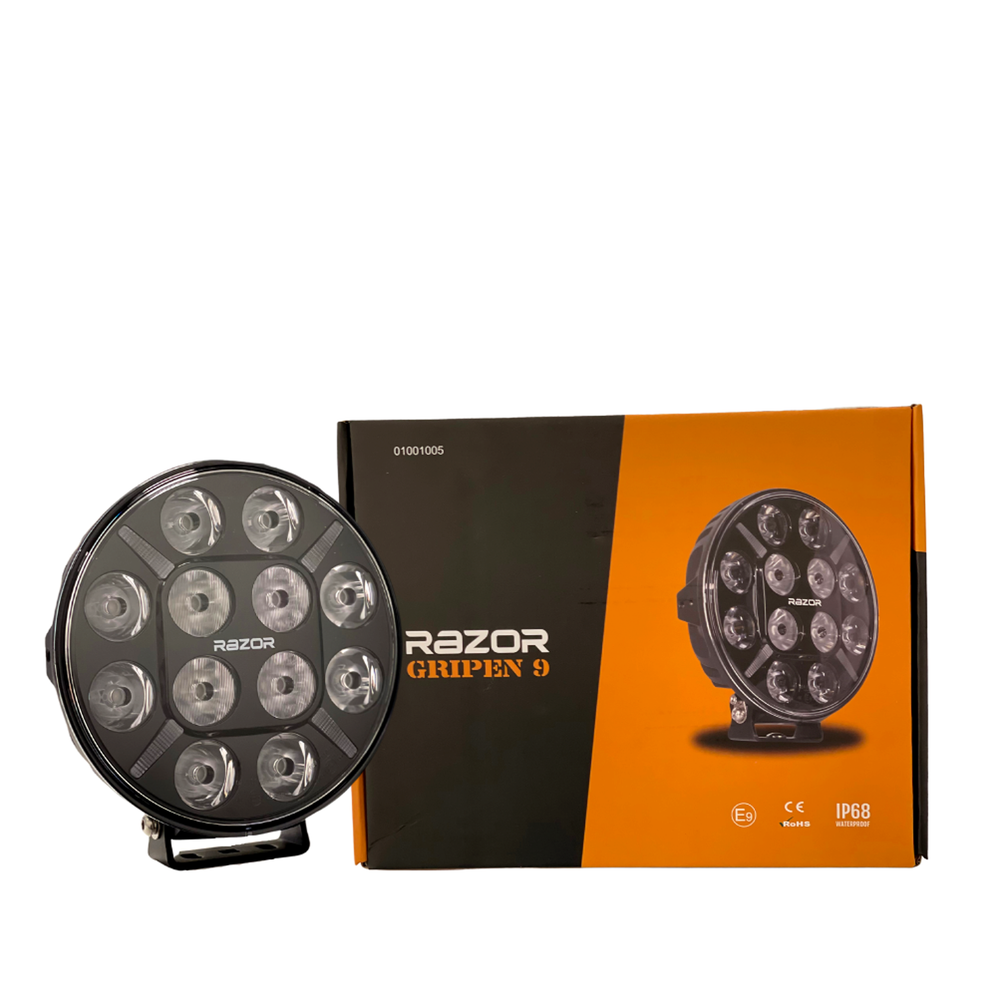 LED Extraljus Razor Gripen 9" 120W - 3
