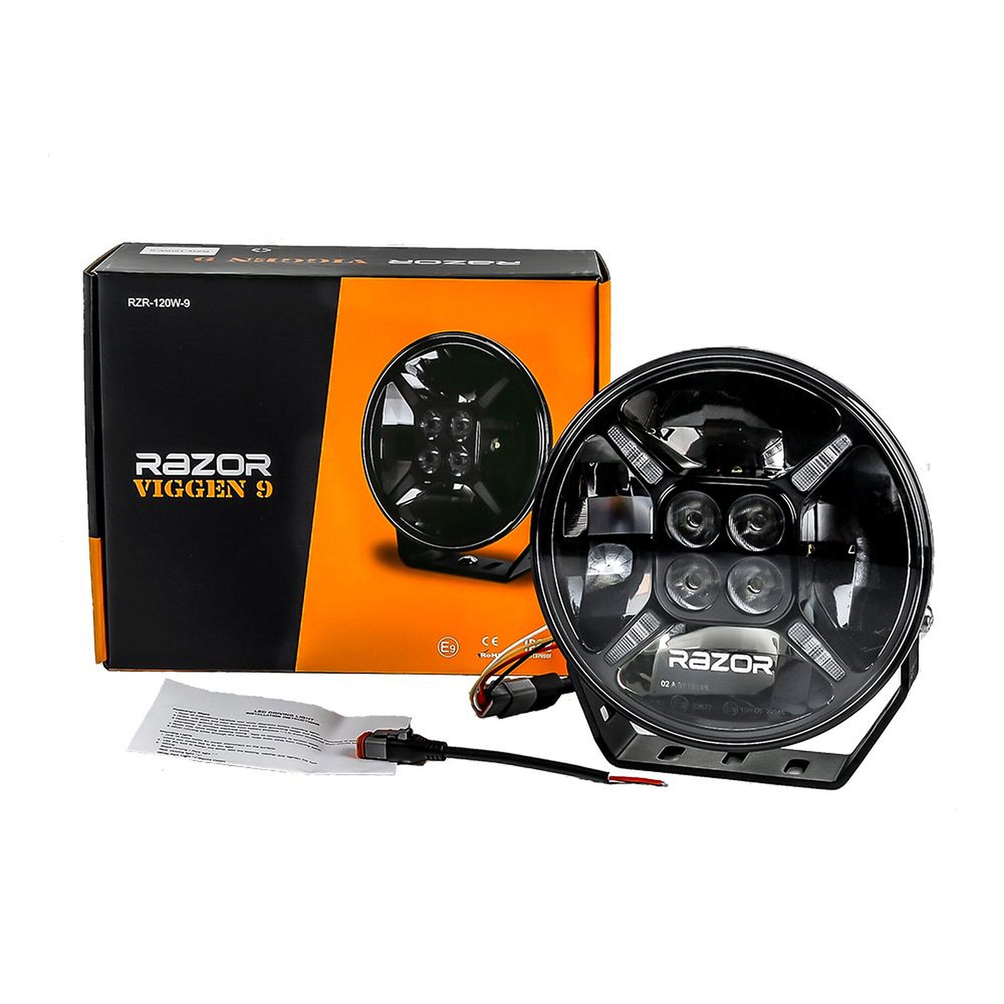 LED Extraljus Razor Viggen 9" 120W - 6