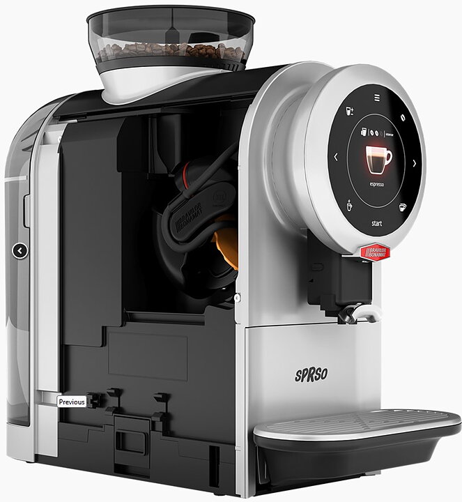 SPRSO Espressobryggare med kvarn
