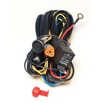Reläkabelsats för 1st extraljus med DT-3 kontakt 120w