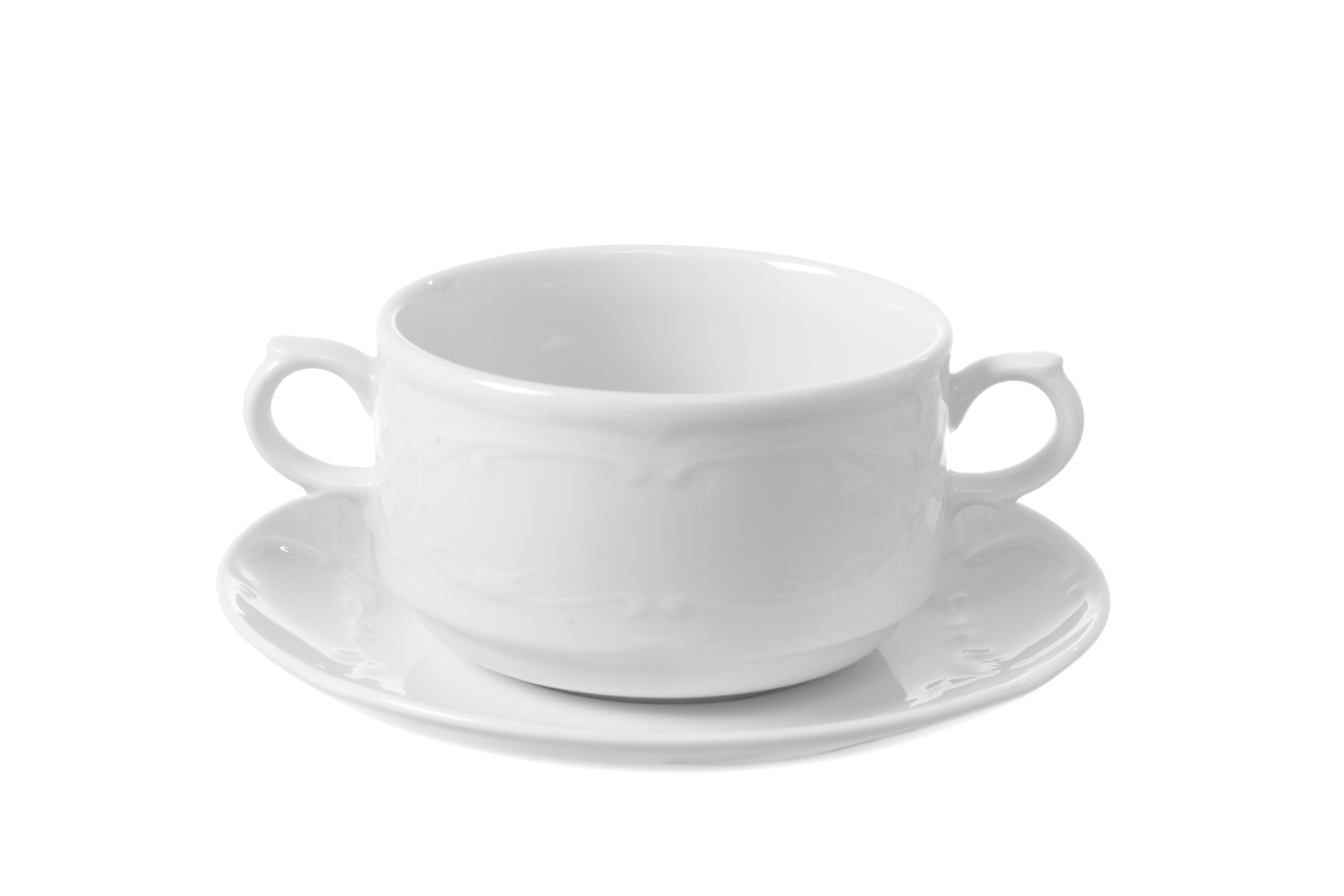 PLATE FOR SOUP BOWL, ø158 MM FLORA - 2