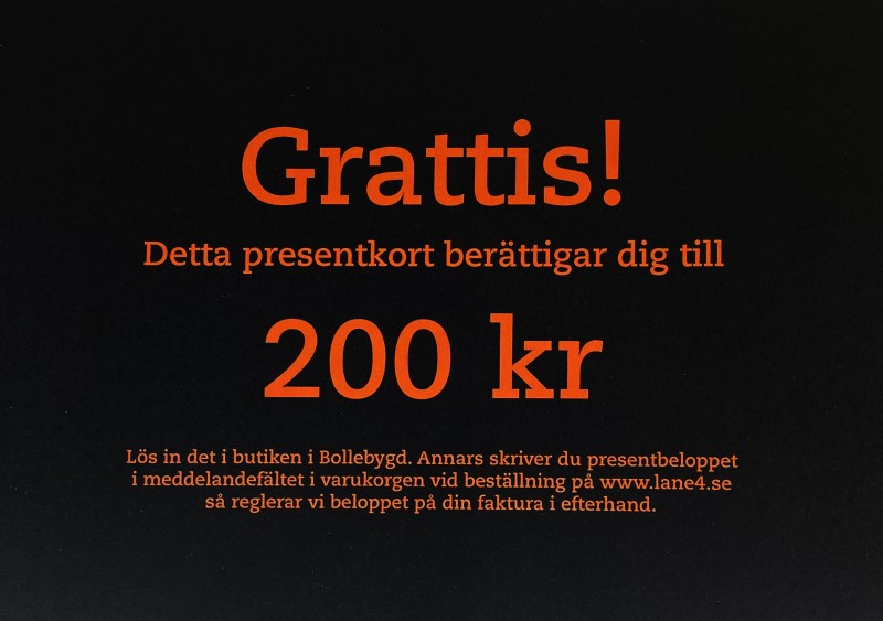 Gift Card 200 kr