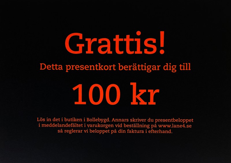 Gift Card 100 kr