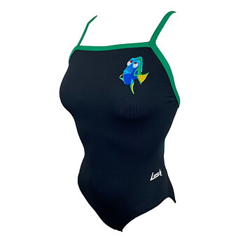 Beautiful swimsuit with thin straps & suitable for both exercise and competition