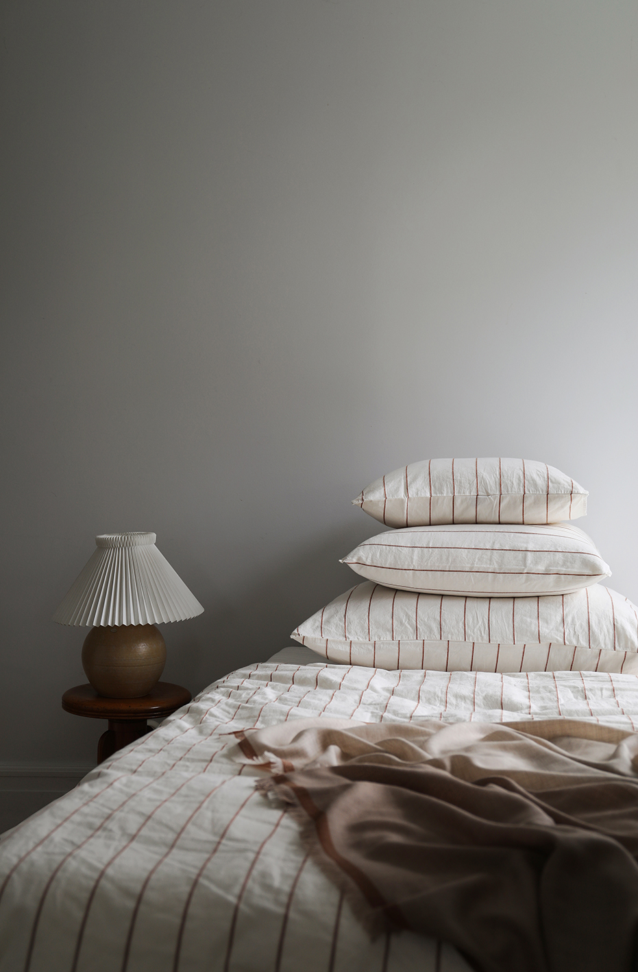 Kuddfodral 65x65 cm Stripe No.3 hampa/bomull