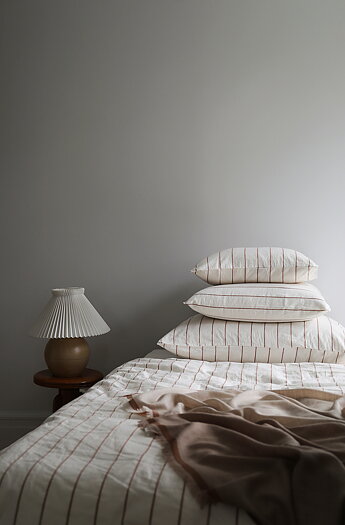 Kuddfodral 65x65 cm Stripe No.3 hampa/bomull