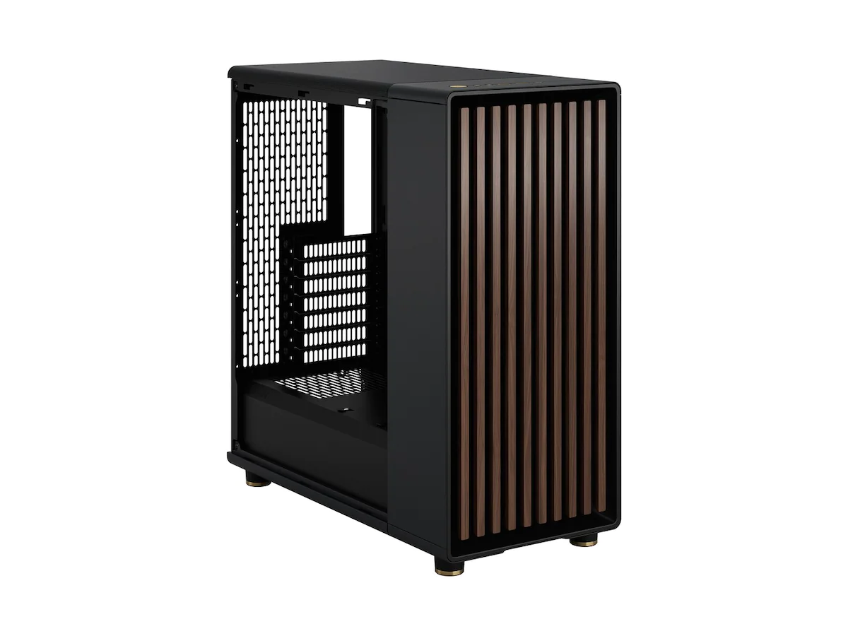 Fractal Design North, Charcoal Black, Walnut, Tempered Glass, ATX - 6
