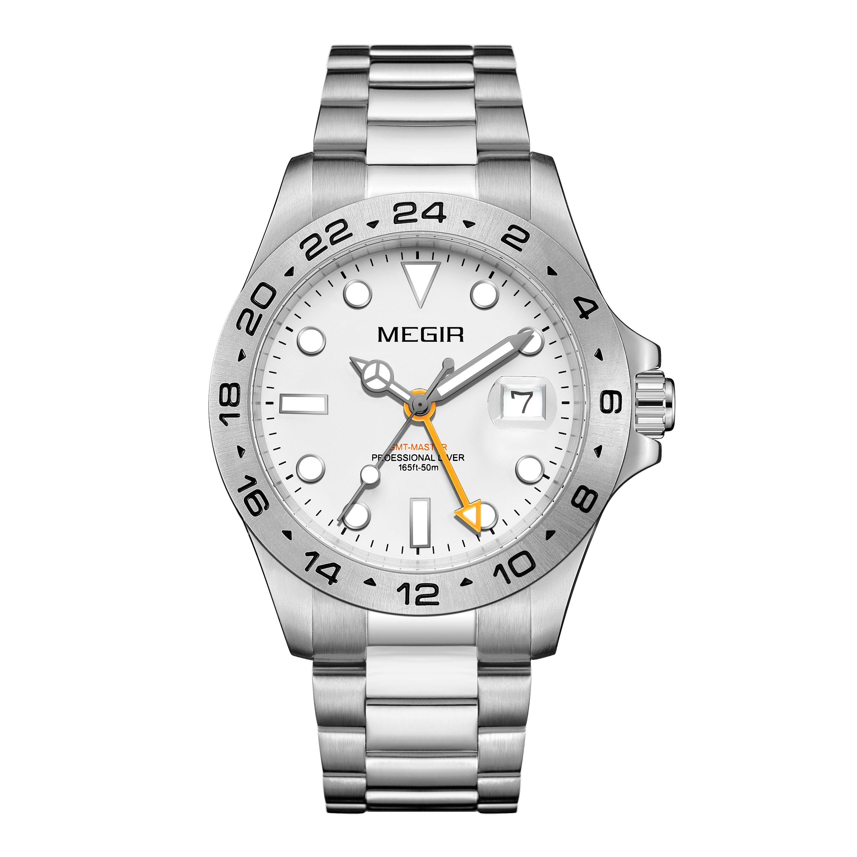 Megir GMT Sapphire White