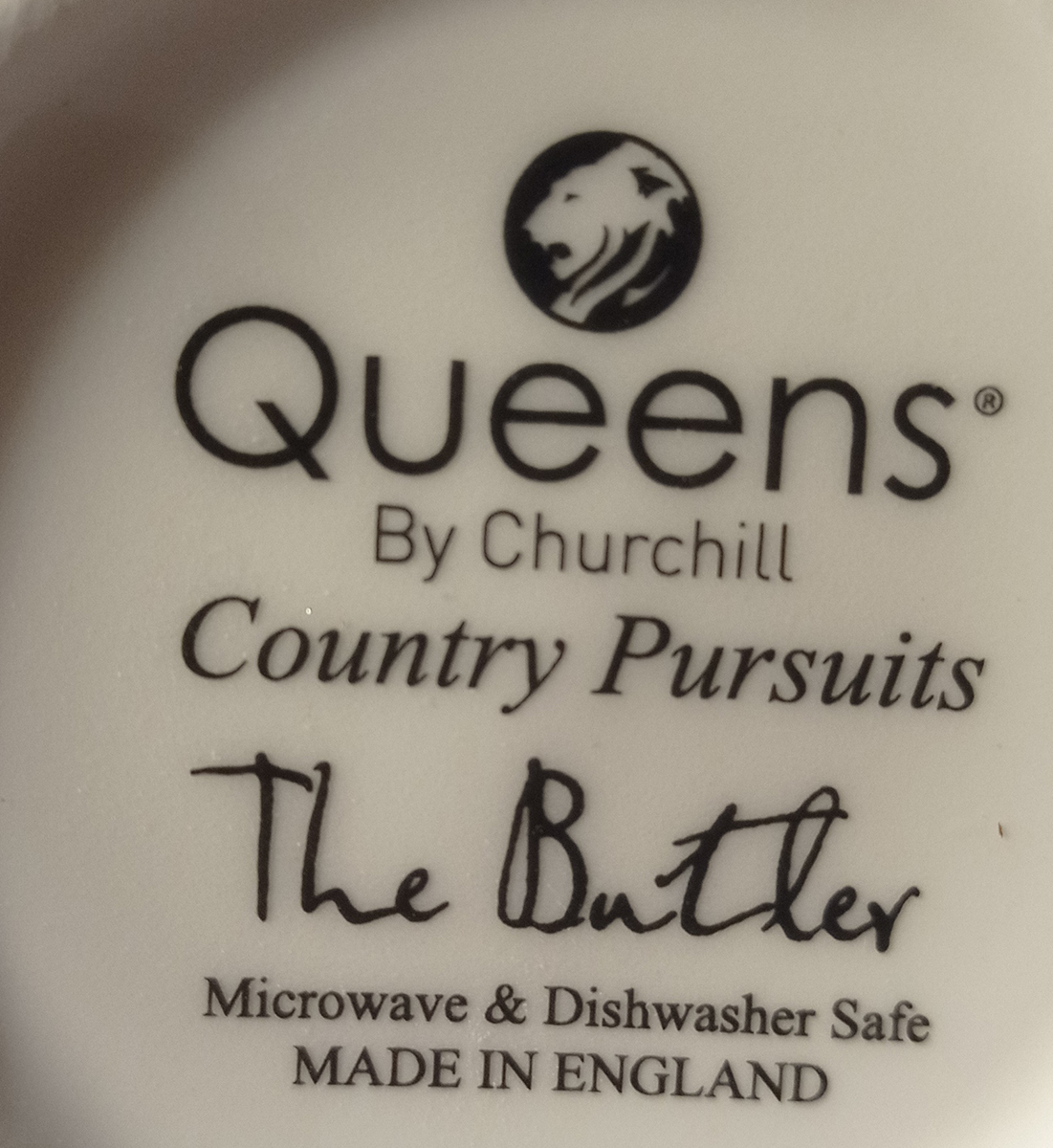 Fin mugg i Engelskt porslin, "The Butler" - 2
