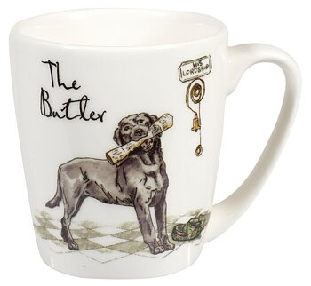 Fin mugg i Engelskt porslin, "The Butler"