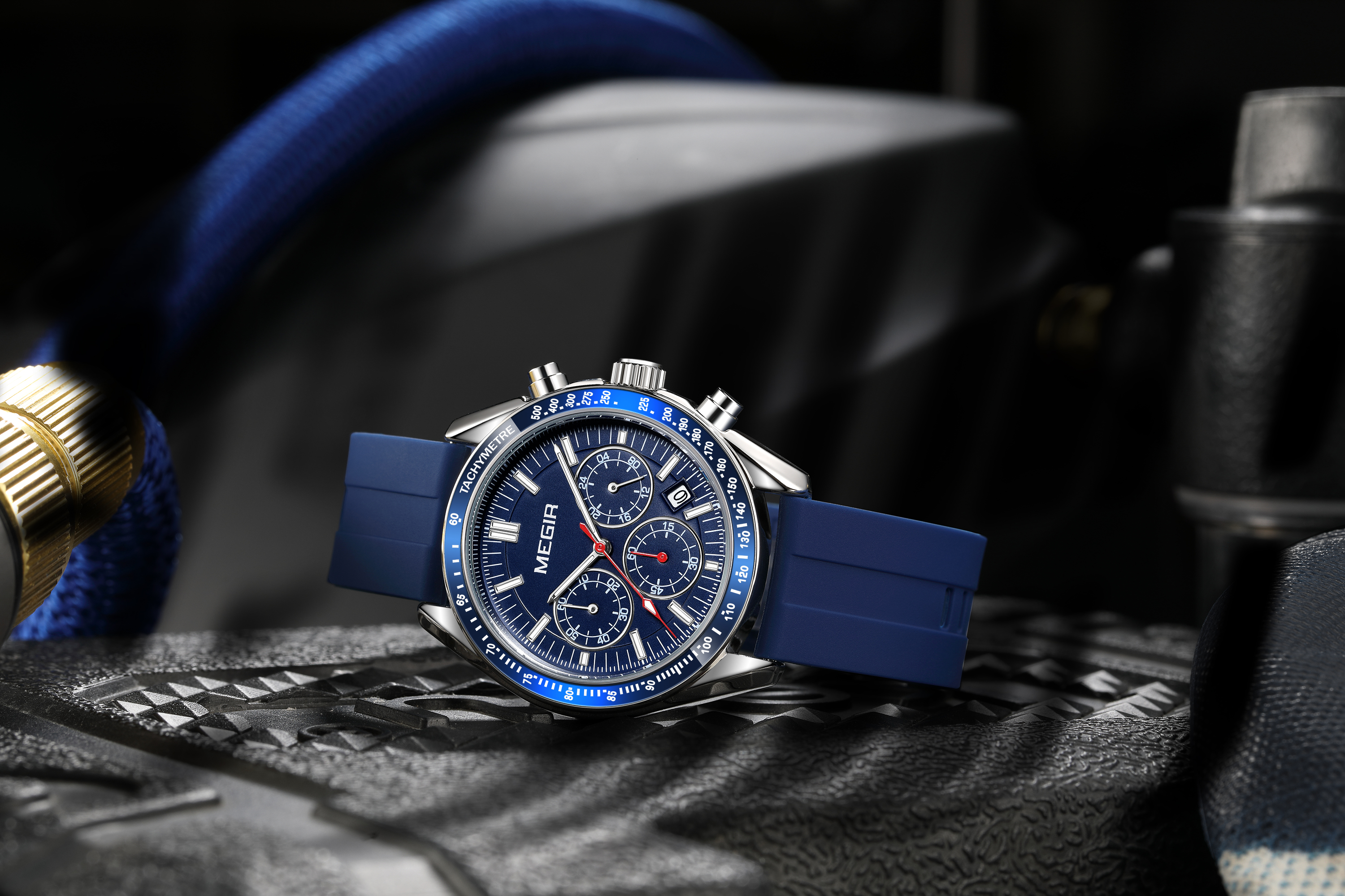 Megir Speedster Chrono Blue - 5