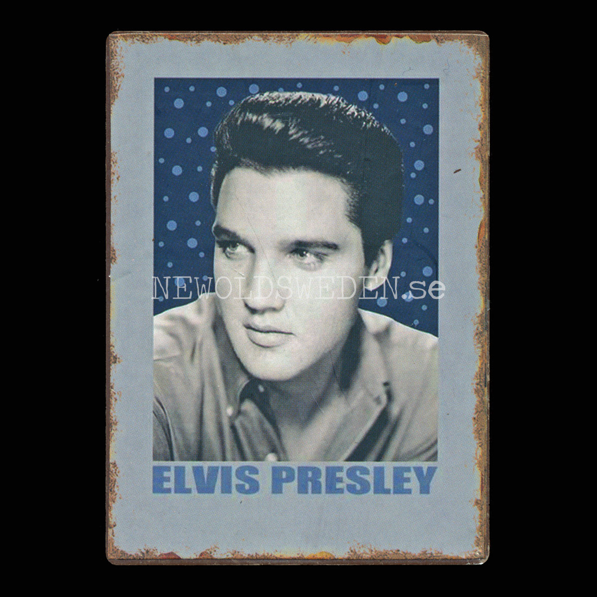 Elvis Presley -Kylskåpsmagnet Plåt  No: 1