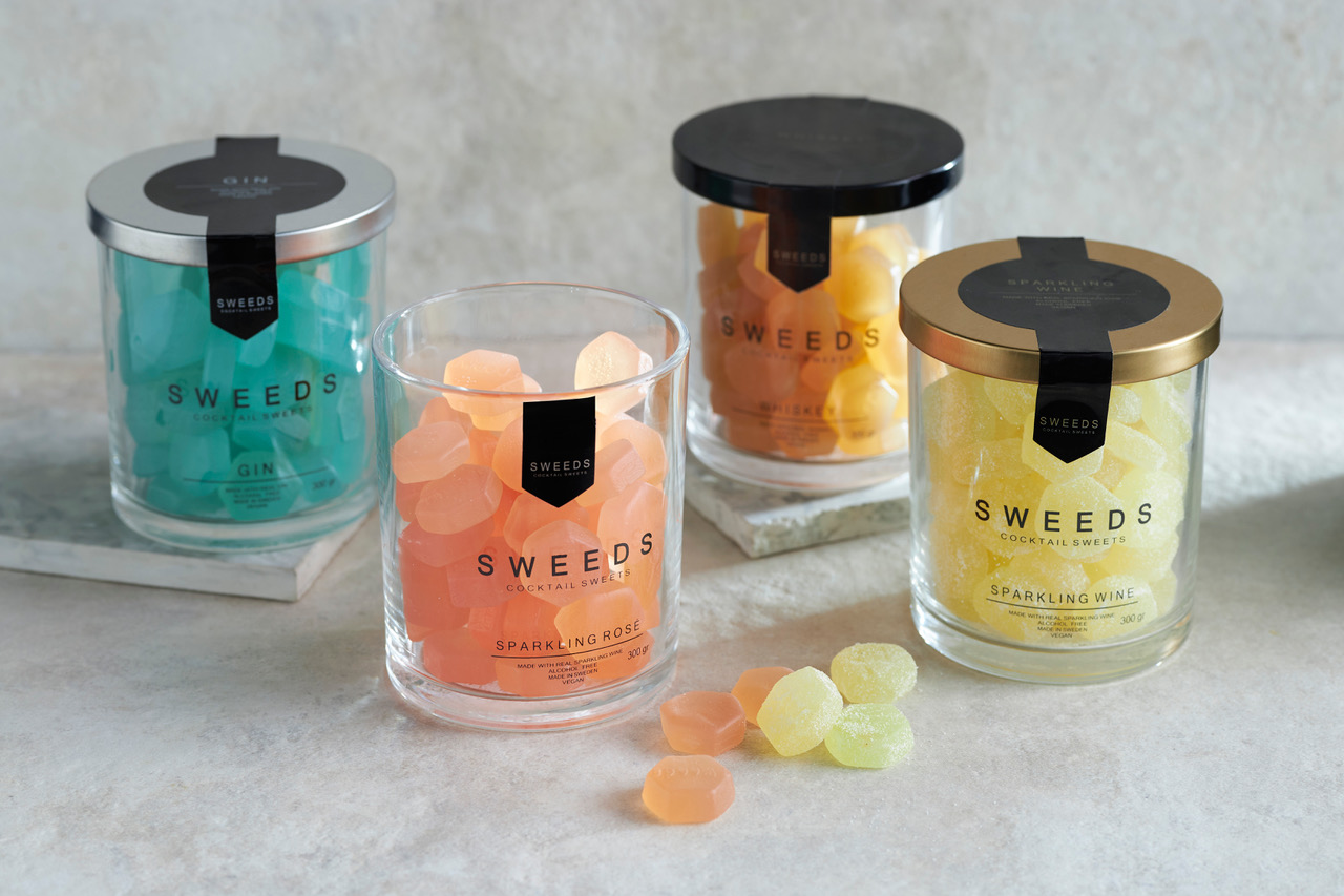 Sweeds Cocktail Sweets  Vingummi Sparkling Wine - 6