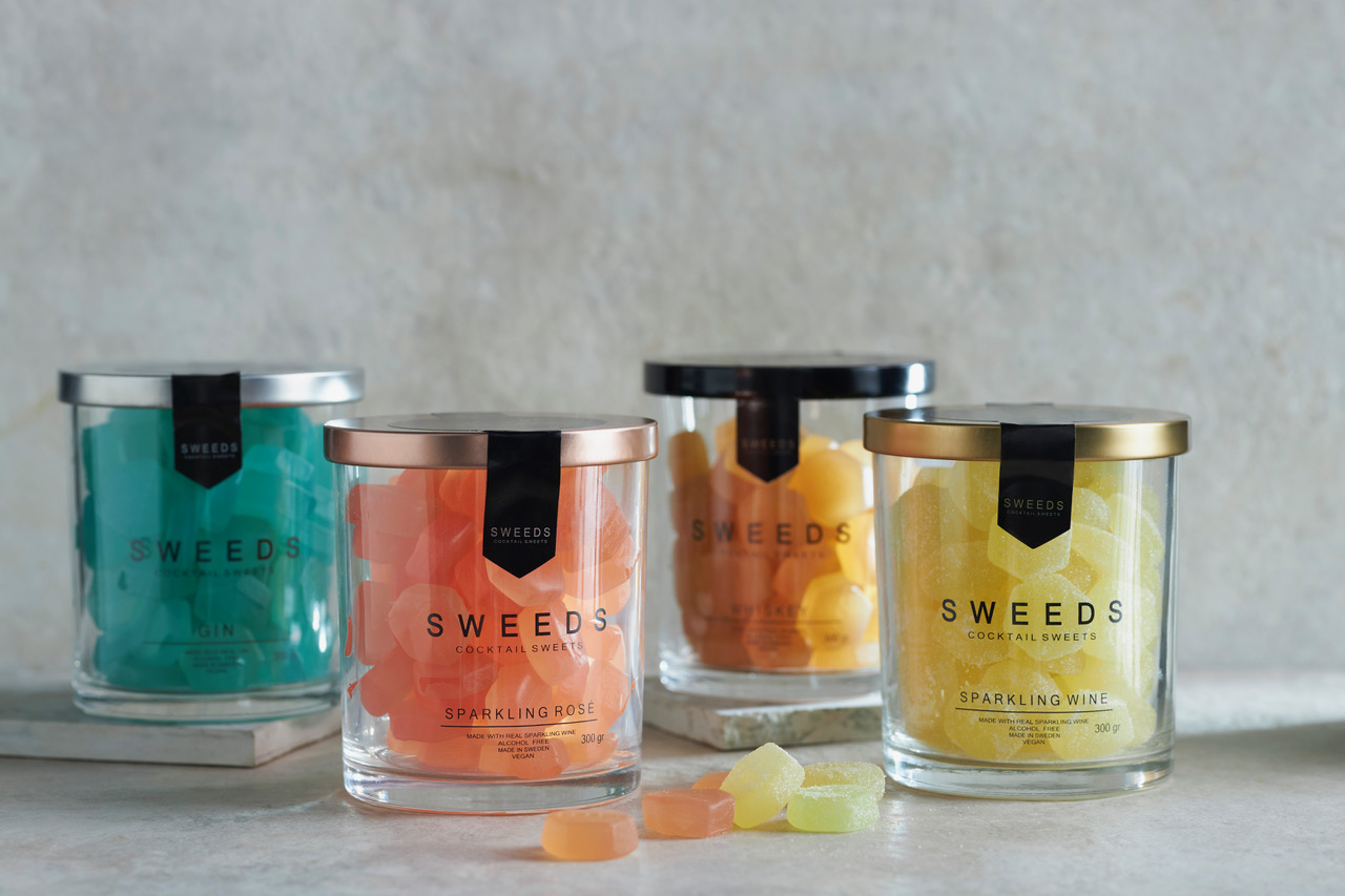 Sweeds Cocktail Sweets  Vingummi Sparkling Wine - 7