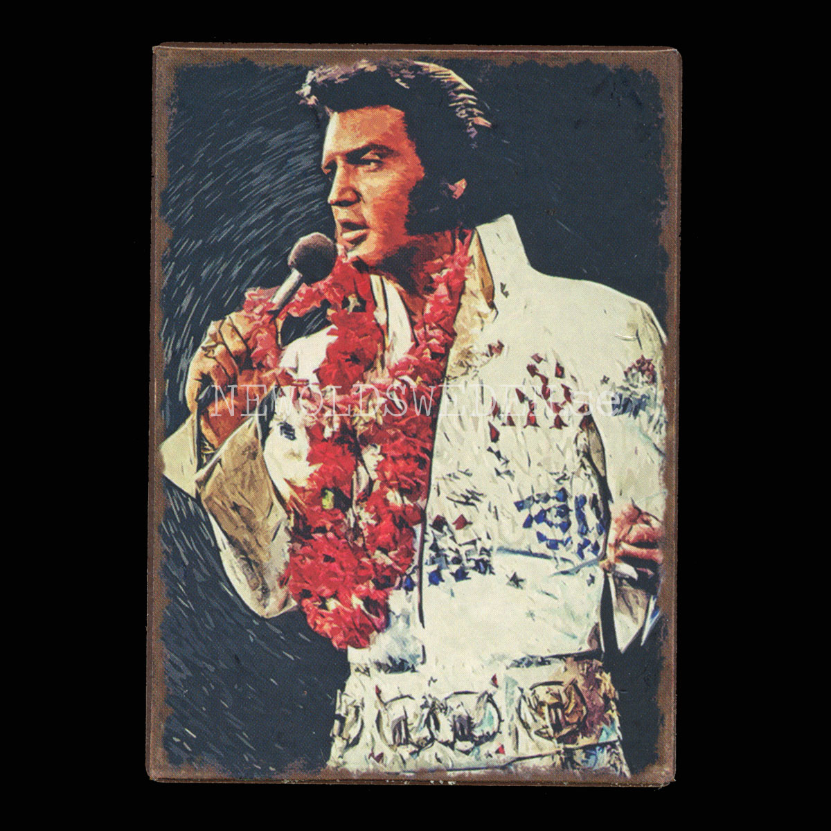 Elvis Presley -Kylskåpsmagnet Plåt  No: 6