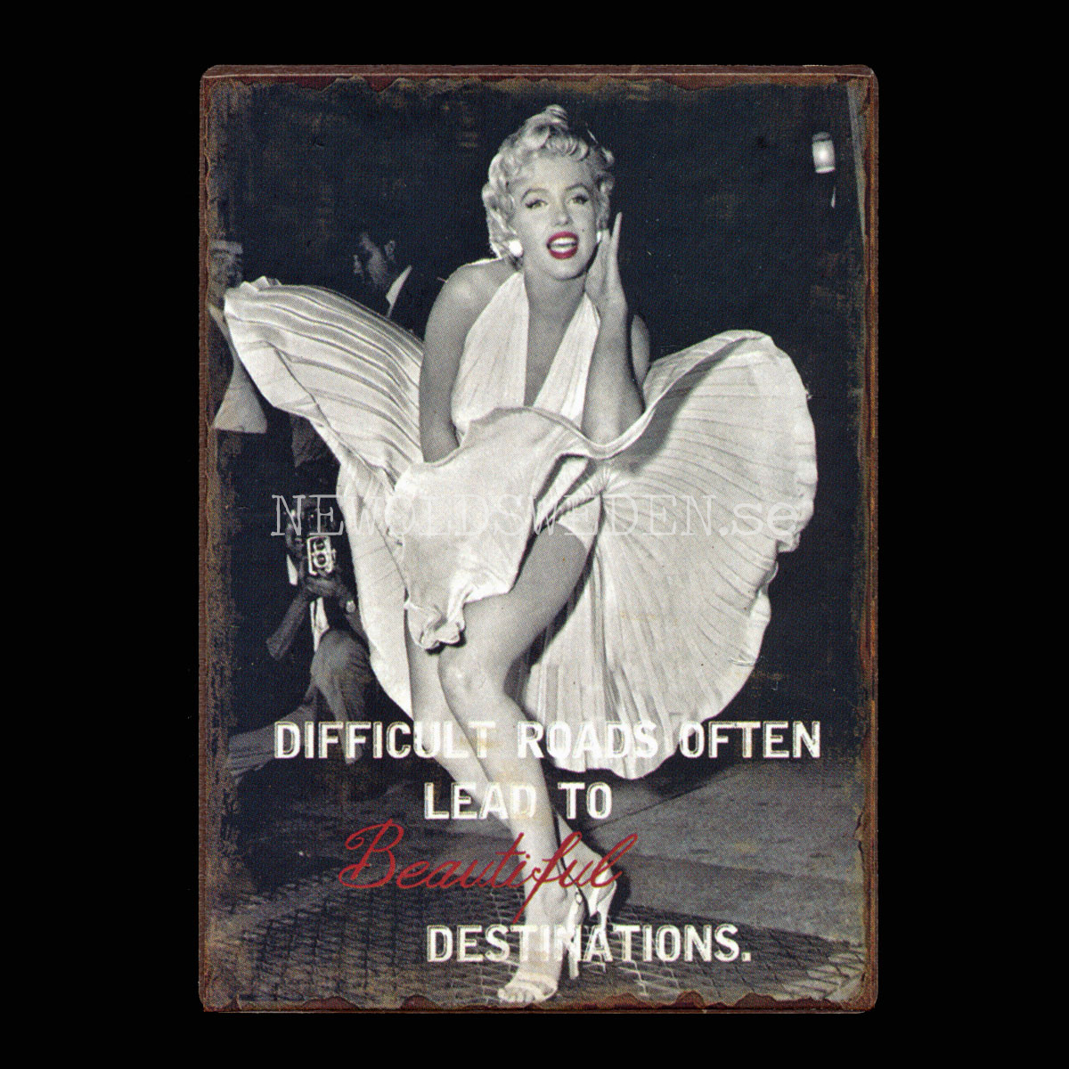 Marilyn Monroe - Kylskåpsmagnet Plåt  No: 3