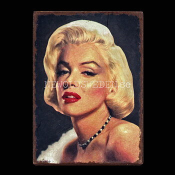 Marilyn Monroe - Kylskåpsmagnet Plåt  No: 4